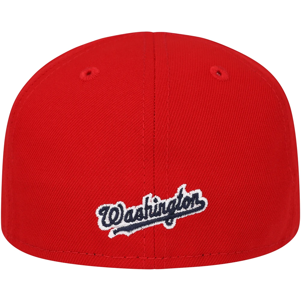 Casquette ajustée My First 59FIFTY Nationals de Washington New Era rouge pour bébé