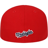 Casquette ajustée My First 59FIFTY Nationals de Washington New Era rouge pour bébé