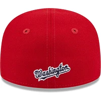 Casquette ajustée My First 59FIFTY Nationals de Washington New Era rouge pour béb