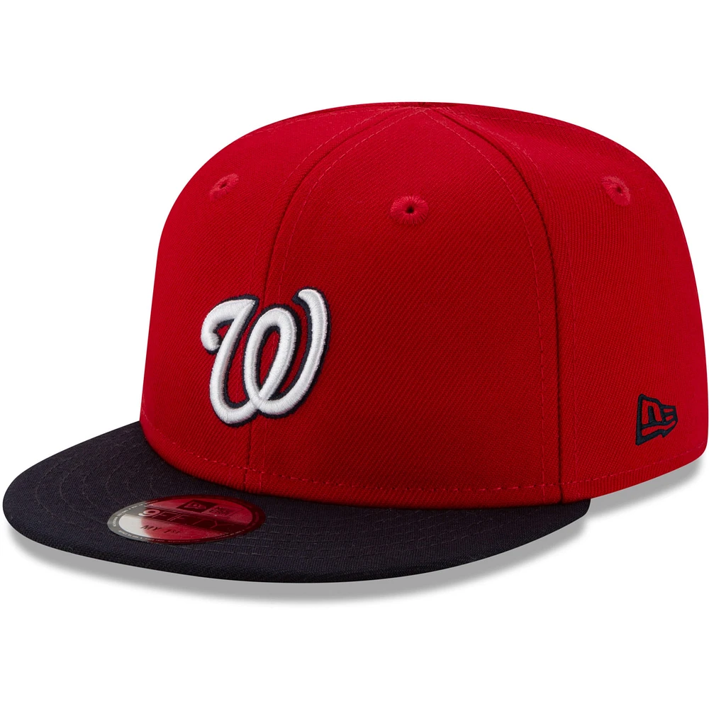 Casquette rouge New Era Washington Nationals My First 9FIFTY pour bébé