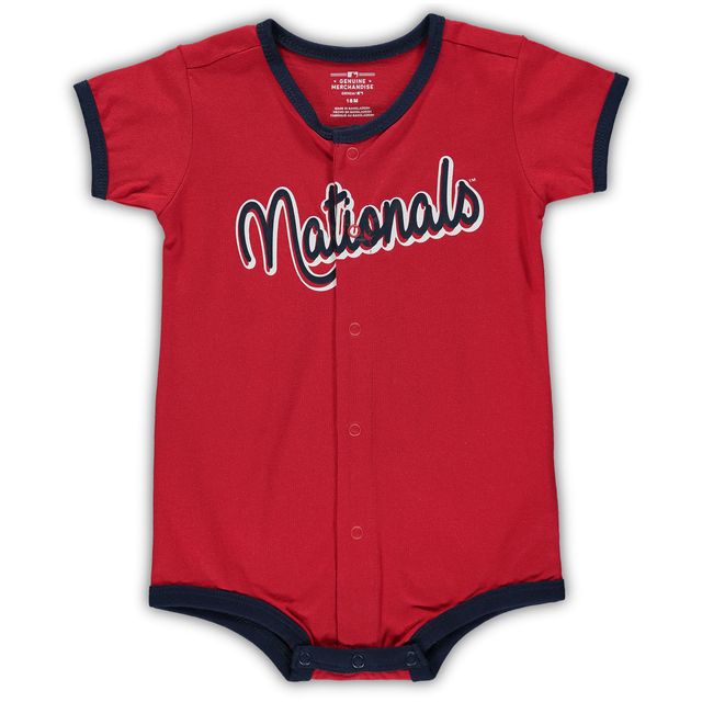 Outerstuff Newborn Boys and Girls White, Red Philadelphia Phillies Power  Hitter Short Sleeve Bodysuit