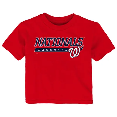 T-shirt rouge pour bébé des Nationals de Washington Take The Lead