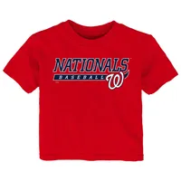 T-shirt rouge pour bébé des Nationals de Washington Take The Lead