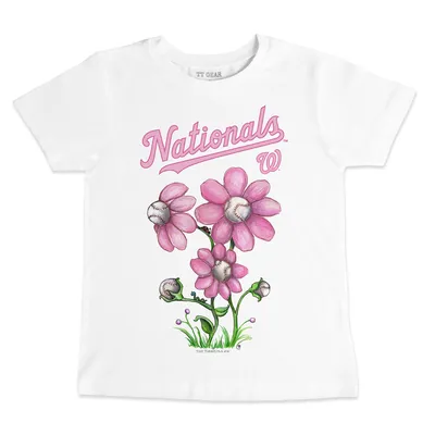 Lids Washington Nationals Tiny Turnip Women's Babes 3/4-Sleeve Raglan T- Shirt - White/Black