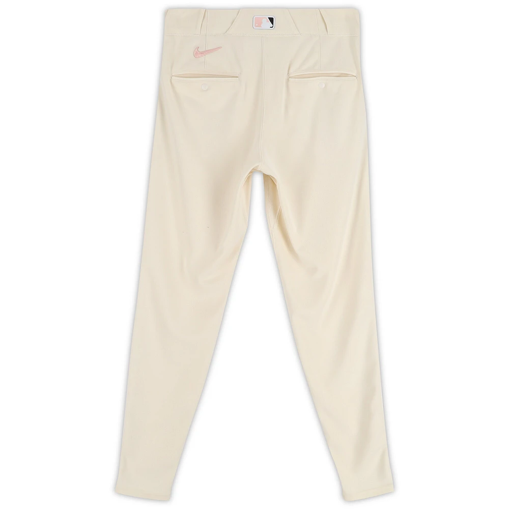 James Wood Washington Nationals Player-Issued Cream City Connect Pants from the 2024 MLB Season