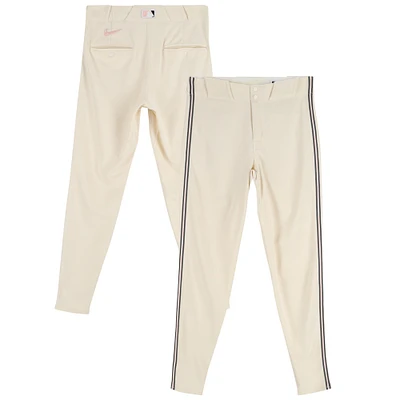 James Wood Washington Nationals Player-Issued Cream City Connect Pants from the 2024 MLB Season