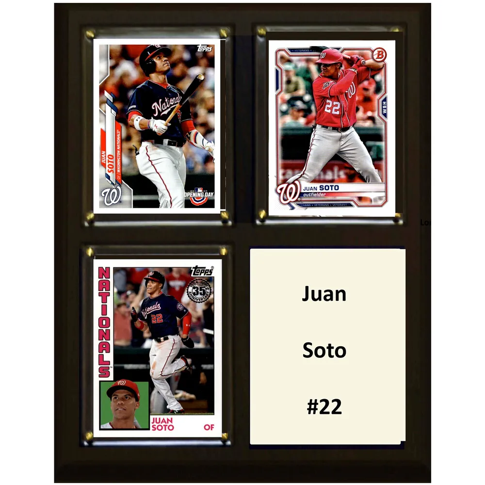 Lids Juan Soto Washington Nationals 8'' x 10'' Plaque