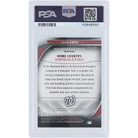 Juan Soto Washington Nationals Autographié 2016 Bowman International Ink Gold #II-JS #70/99 PSA Authentifié 8.5 Carte