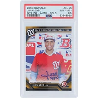 Juan Soto Washington Nationals Autographié 2016 Bowman International Ink Gold #II-JS #70/99 PSA Authentifié 8.5 Carte