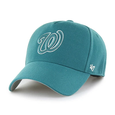 Casquette ajustable pour homme '47 Teal Washington Nationals Ballpark Offside