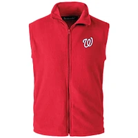 Men's Dunbrooke  Red Washington Nationals Full-Zip Vest