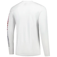 Men's Fanatics  White Washington Nationals Long Sleeve T-Shirt