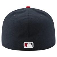 Casquette ajustée 59FIFTY 20e anniversaire des Washington Nationals New Era bleu marine/rouge pour homme