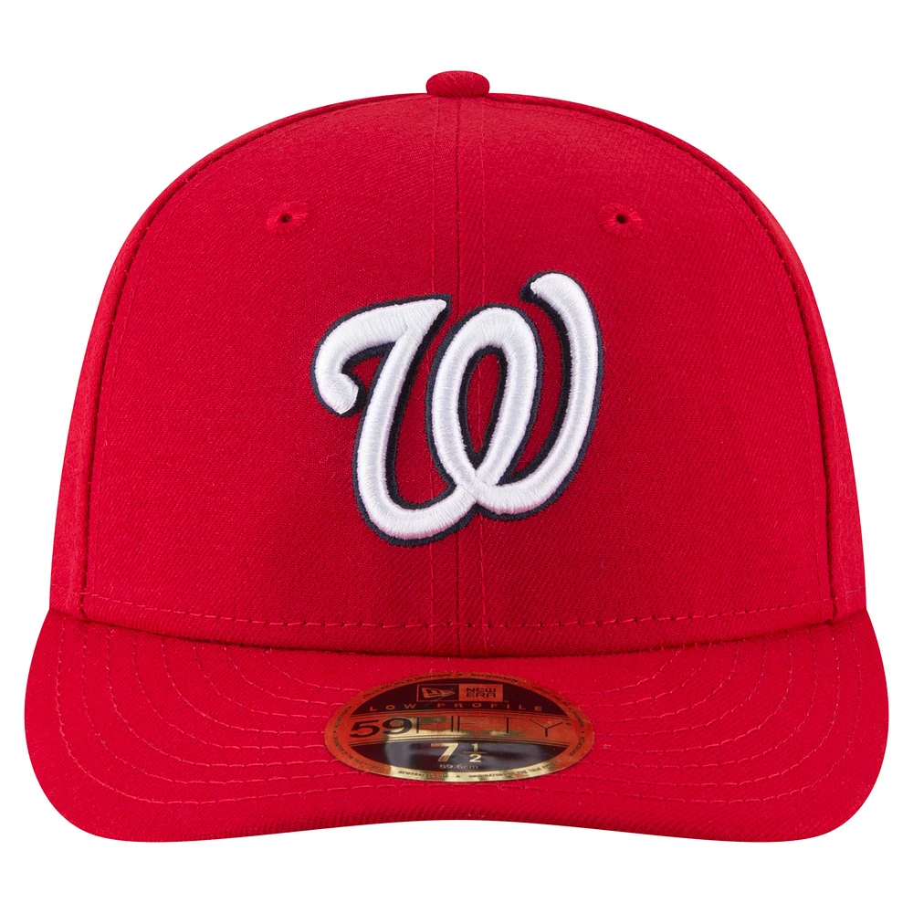 Men's New Era  Red Washington Nationals 20th Anniversary Low Profile 59FIFTY Fitted Hat
