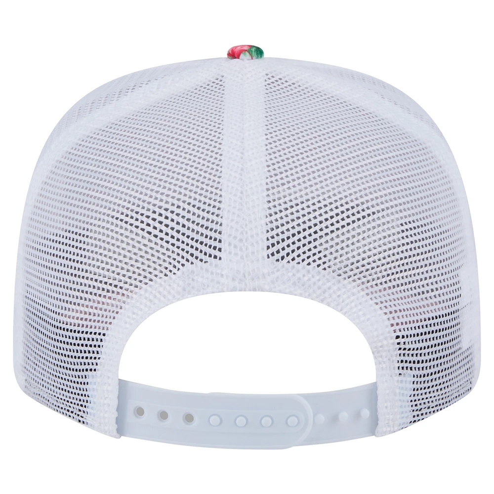 Men's New Era  White Washington Nationals Flamingo Mesh Back 9SEVENTY Stretch-Snap Hat