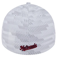 Casquette extensible New Era blanche Washington Nationals Graded 39THIRTY pour homme