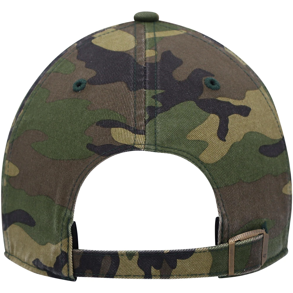 Men's '47 Camo Washington Nationals Team Clean Up Adjustable Hat