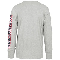 Men's '47 Gray Washington Nationals Fair Ball Franklin Long Sleeve T-Shirt