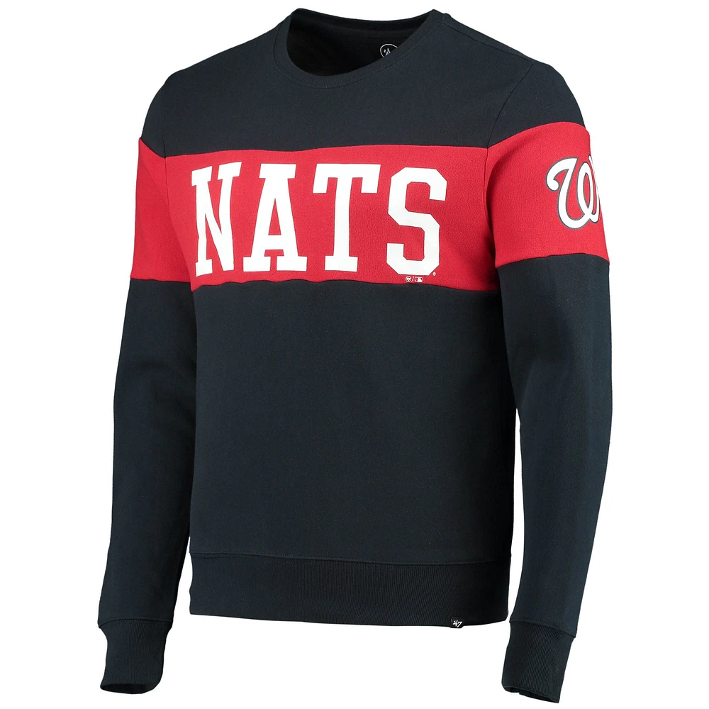 Chandail à enfiler Interstate des Washington Nationals '47 pour homme, bleu marine