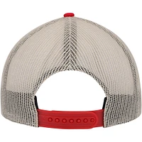 Casquette Snapback en cuir brut des Nationals de Washington '47 rouge/naturel pour homme