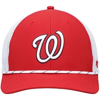 Casquette Snapback Burden des Nationals de Washington '47 rouge/blanc pour homme