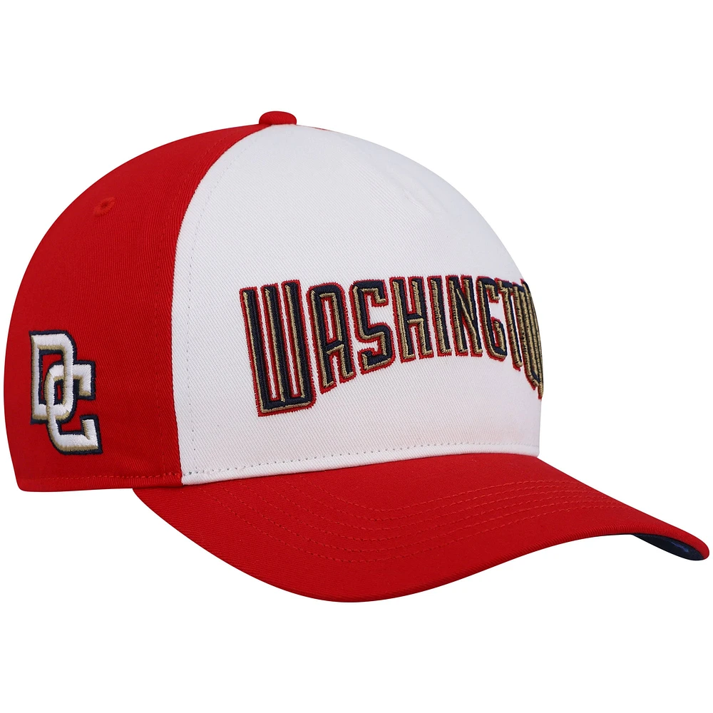 Casquette Snapback rétro Contra Hitch des Nationals de Washington '47 rouge/blanc pour homme