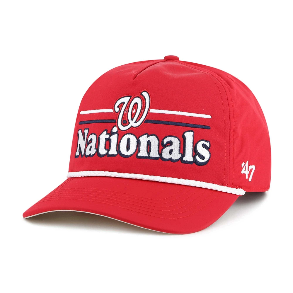 Casquette ajustable Campscape Hitch '47 Red Washington Nationals pour homme