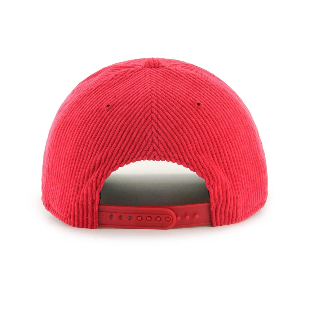 Casquette ajustable en velours côtelé rouge '47 des Nationals de Washington pour homme