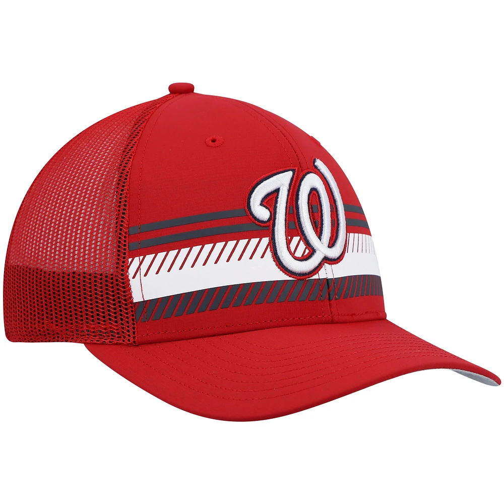 Men's '47 Red Washington Nationals Cumberland Trucker Snapback Hat