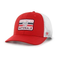 Casquette ajustable '47 Red Washington Nationals Drifter Trucker pour homme