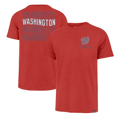 T-shirt rouge Hang Back Franklin '47 pour hommes des Nationals de Washington