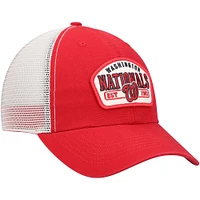 Men's '47 Red Washington Nationals Penwald Clean Up Trucker Snapback Hat