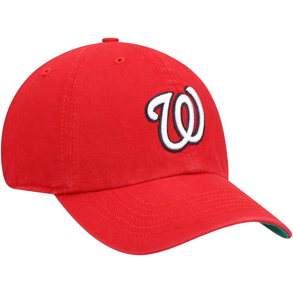 Casquette ajustée pour homme '47 Red Washington Nationals Team Franchise