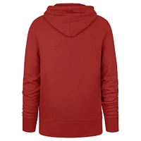Men's '47  Red Washington Nationals Velocity Headline Pullover Hoodie