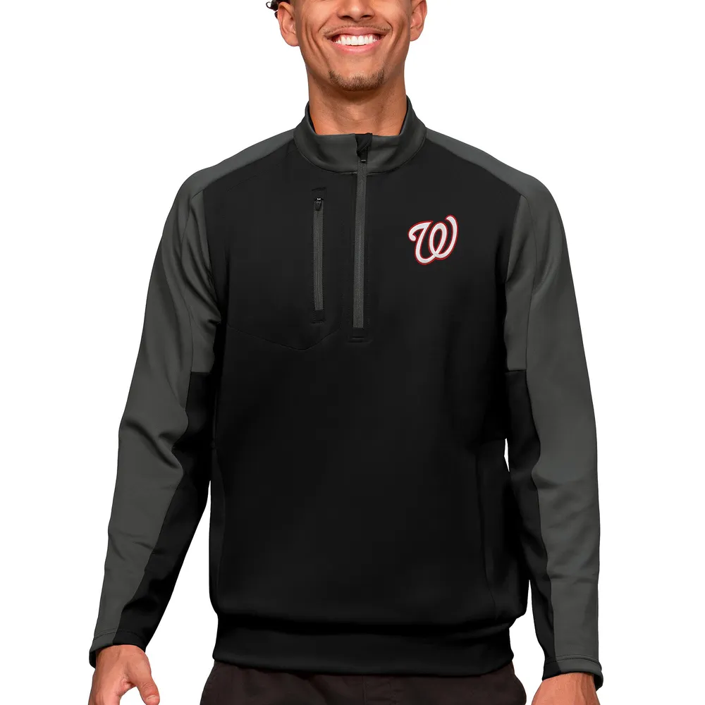 Antigua Women's Washington Nationals Black Protect Jacket