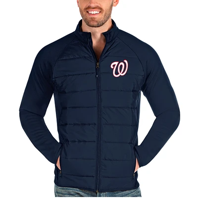 Men's Antigua Navy Washington Nationals Altitude Full-Zip Jacket