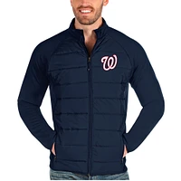 Men's Antigua Navy Washington Nationals Altitude Full-Zip Jacket