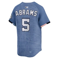 Men's CJ Abrams Blue Washington Nationals 2025 City Connect Limited Jersey