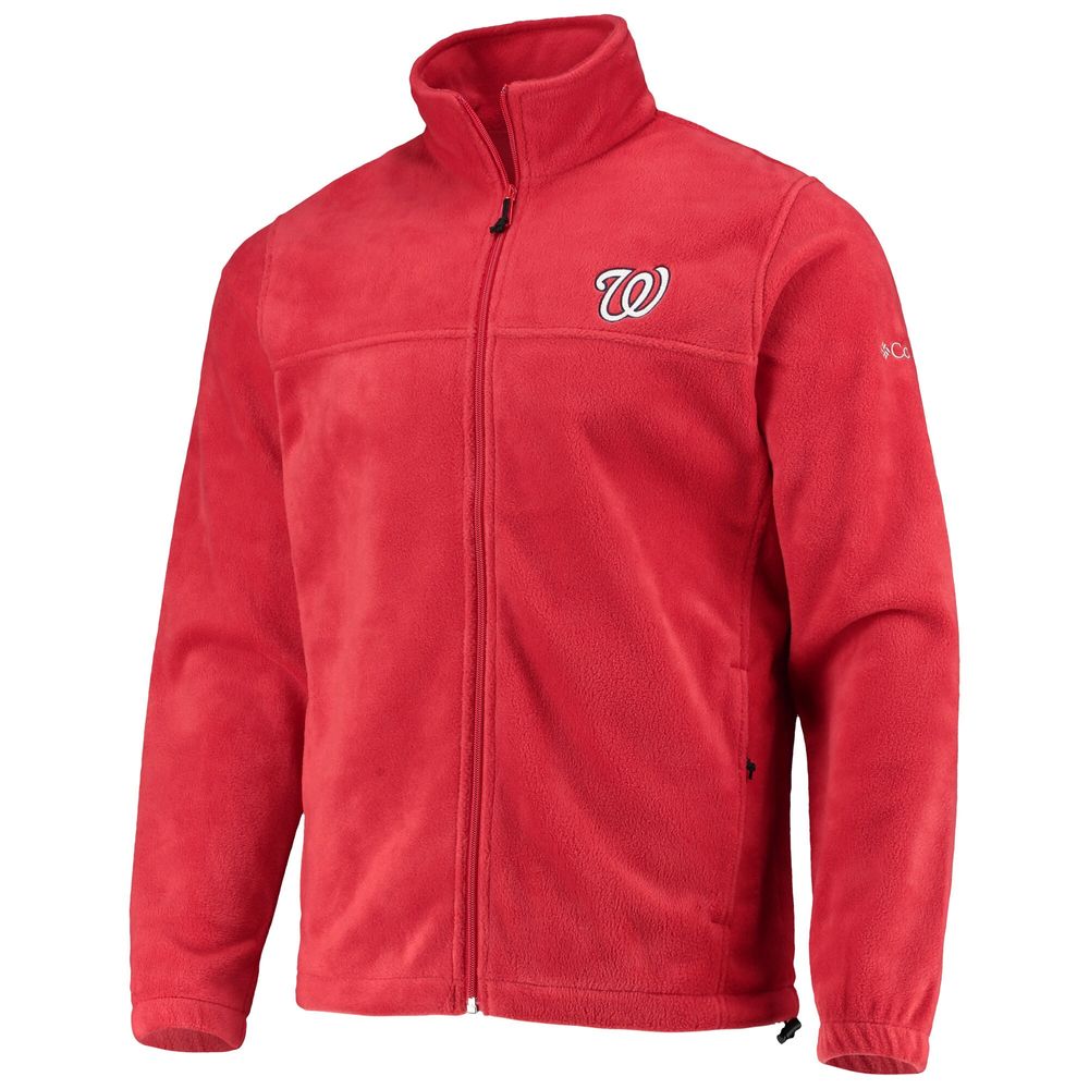 Men's Columbia Red Washington Nationals Full-Zip Flanker Jacket