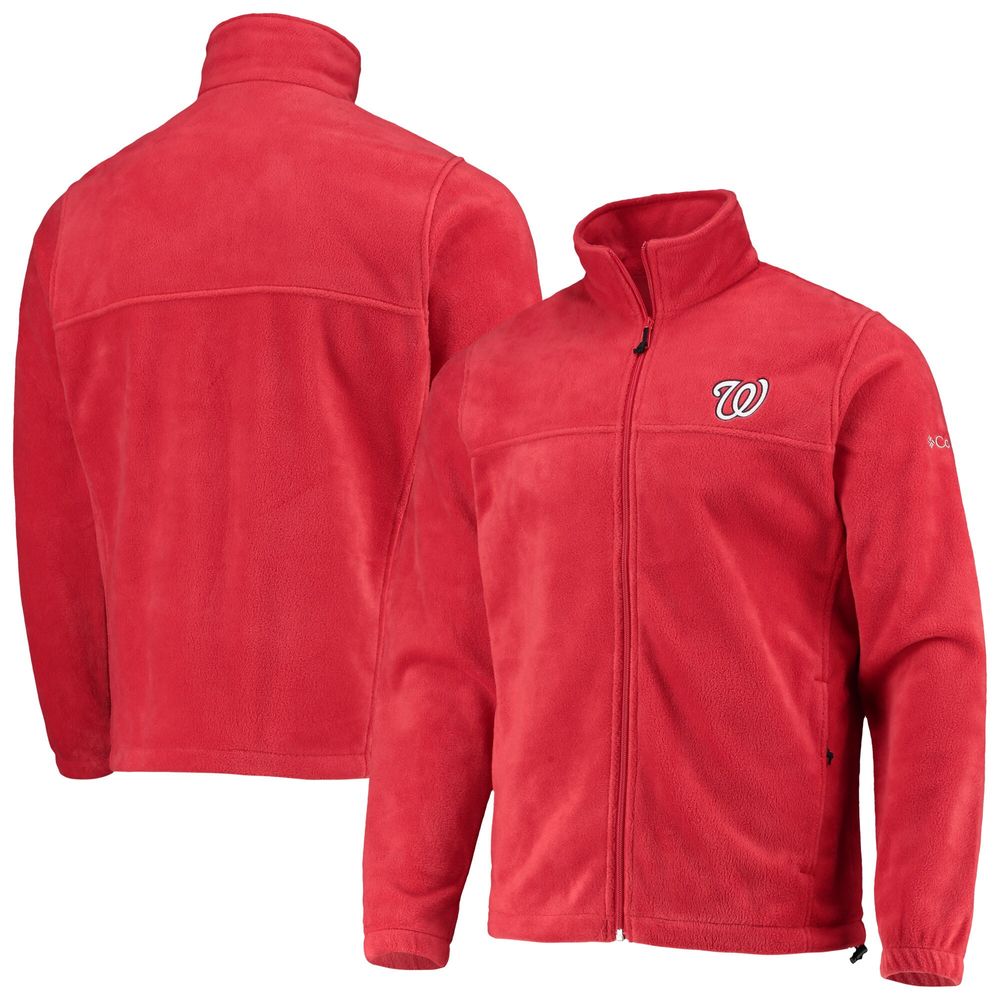 Men's Columbia Red Washington Nationals Full-Zip Flanker Jacket