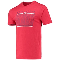 Concepts Sport Ensemble de nuit avec t-shirt et short Washington Nationals Meter pour homme, bleu marine/rouge