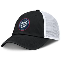 Casquette ajustable Averies des Nationals de Washington Fanatics pour hommes, noir/blanc