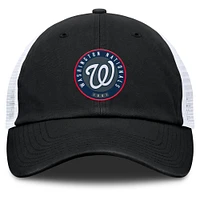 Men's Fanatics Black/White Washington Nationals Averies Adjustable Hat