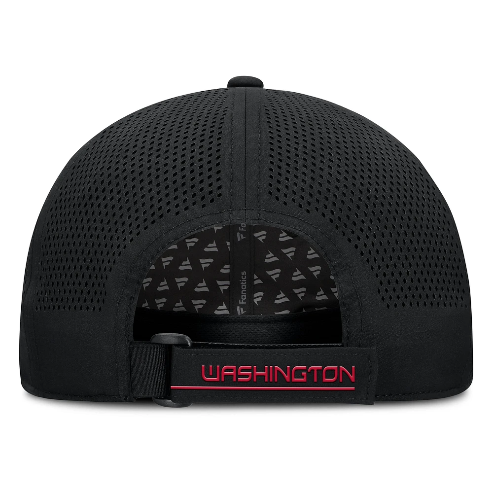 Men's Fanatics Black Washington Nationals Level Up Driver Adjustable Hat