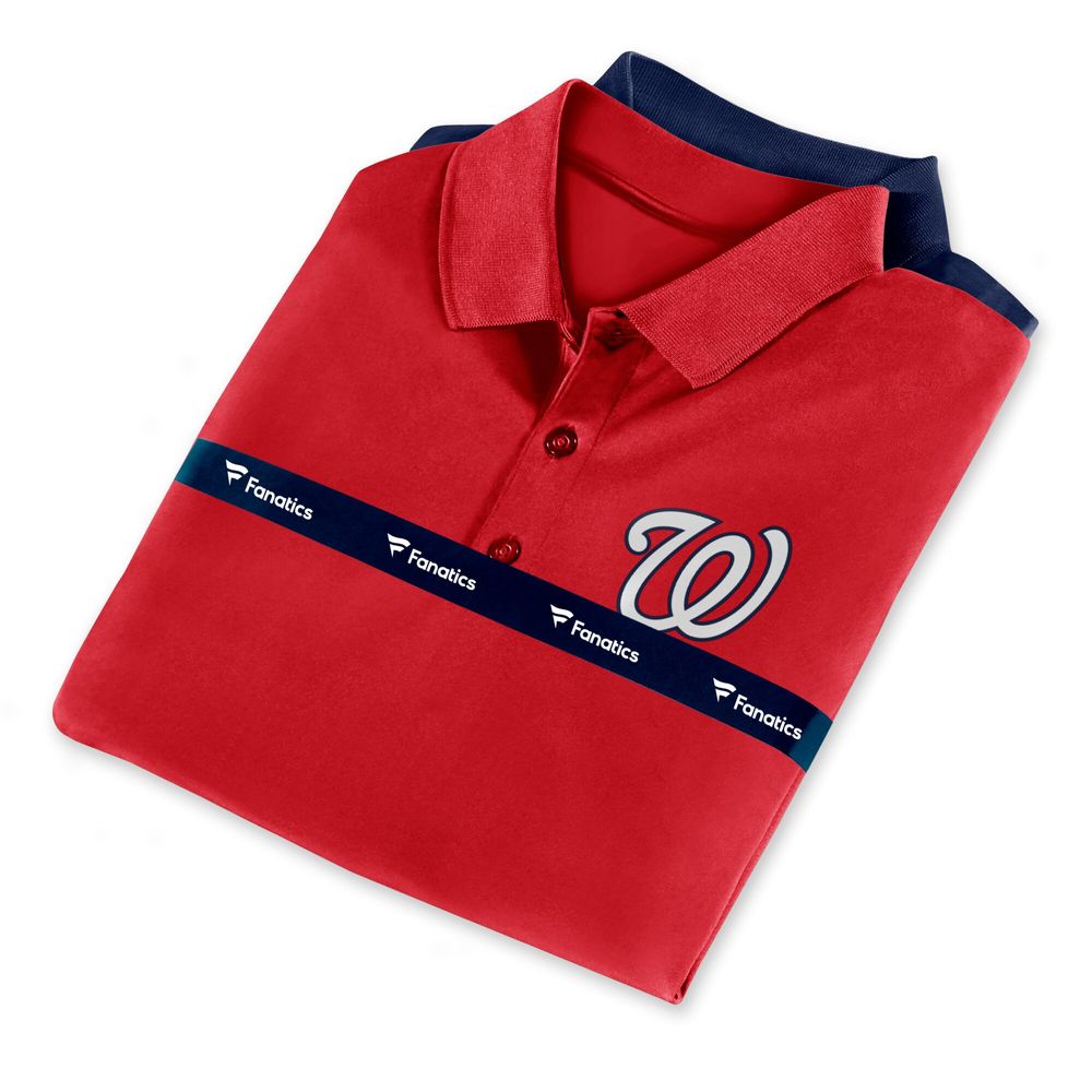 Lids Washington Nationals Fanatics Branded Red White and Team Logo T-Shirt