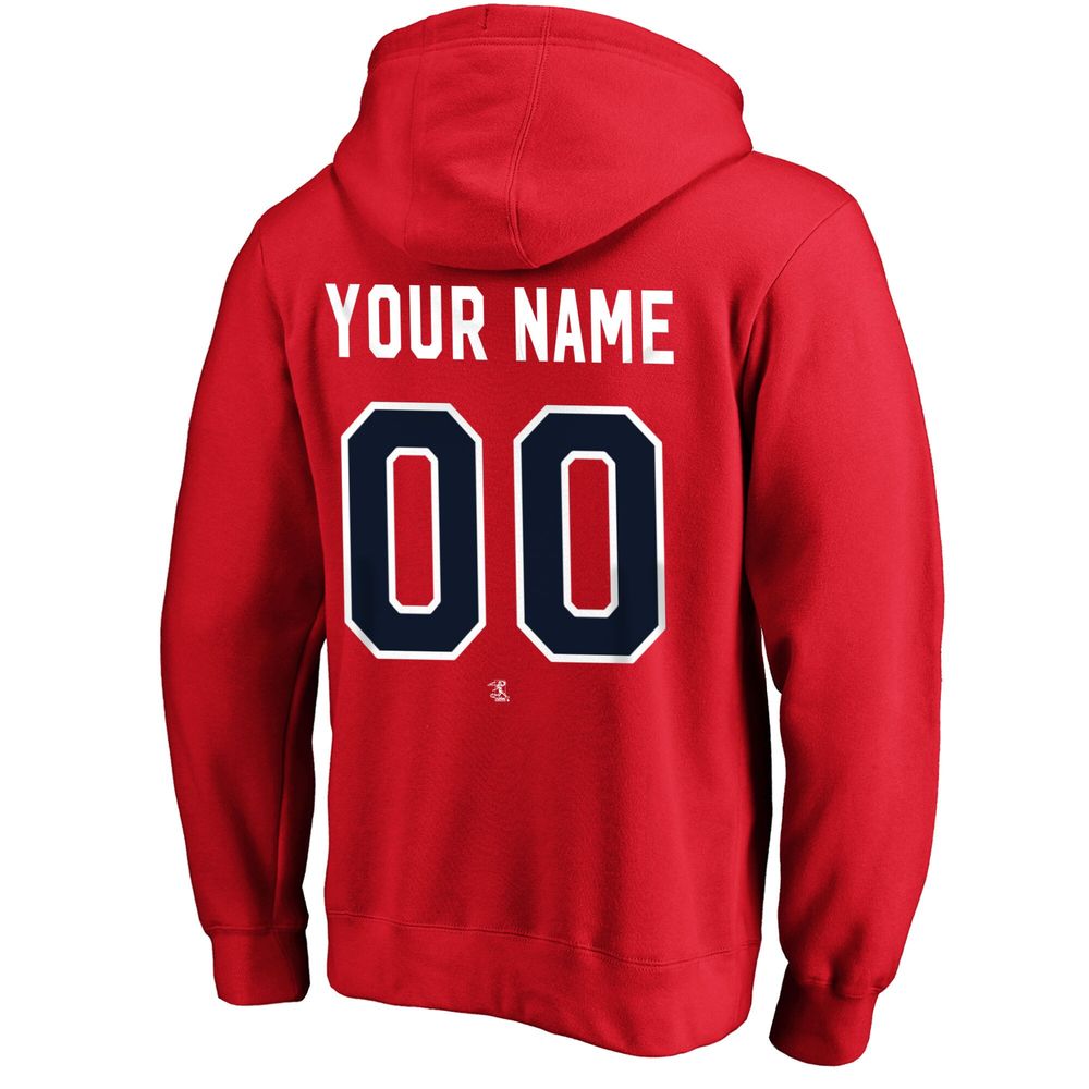 Men's Fanatics Branded Red Washington Nationals Personalized