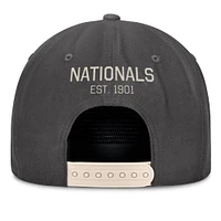 Men's Fanatics Charcoal Washington Nationals Closer Adjustable Hat