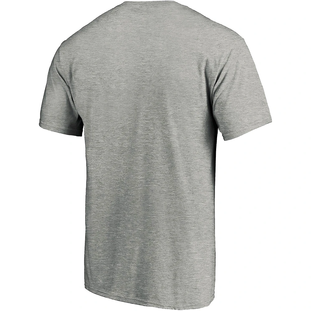 T-shirt Fanatics Heather Grey Heart & Soul pour homme des Nationals de Washington