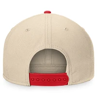 Casquette Snapback Fanatics kaki/rouge pour hommes des Nationals de Washington