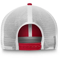 Casquette réglable de camionneur non structurée Fanatics rouge/blanc de l'équipe des Nationals de Washington pour hommes